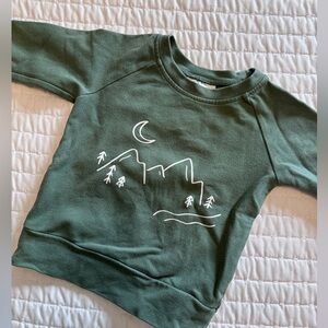Green Mountains Sweatshirt by Mebie Baby- 18M